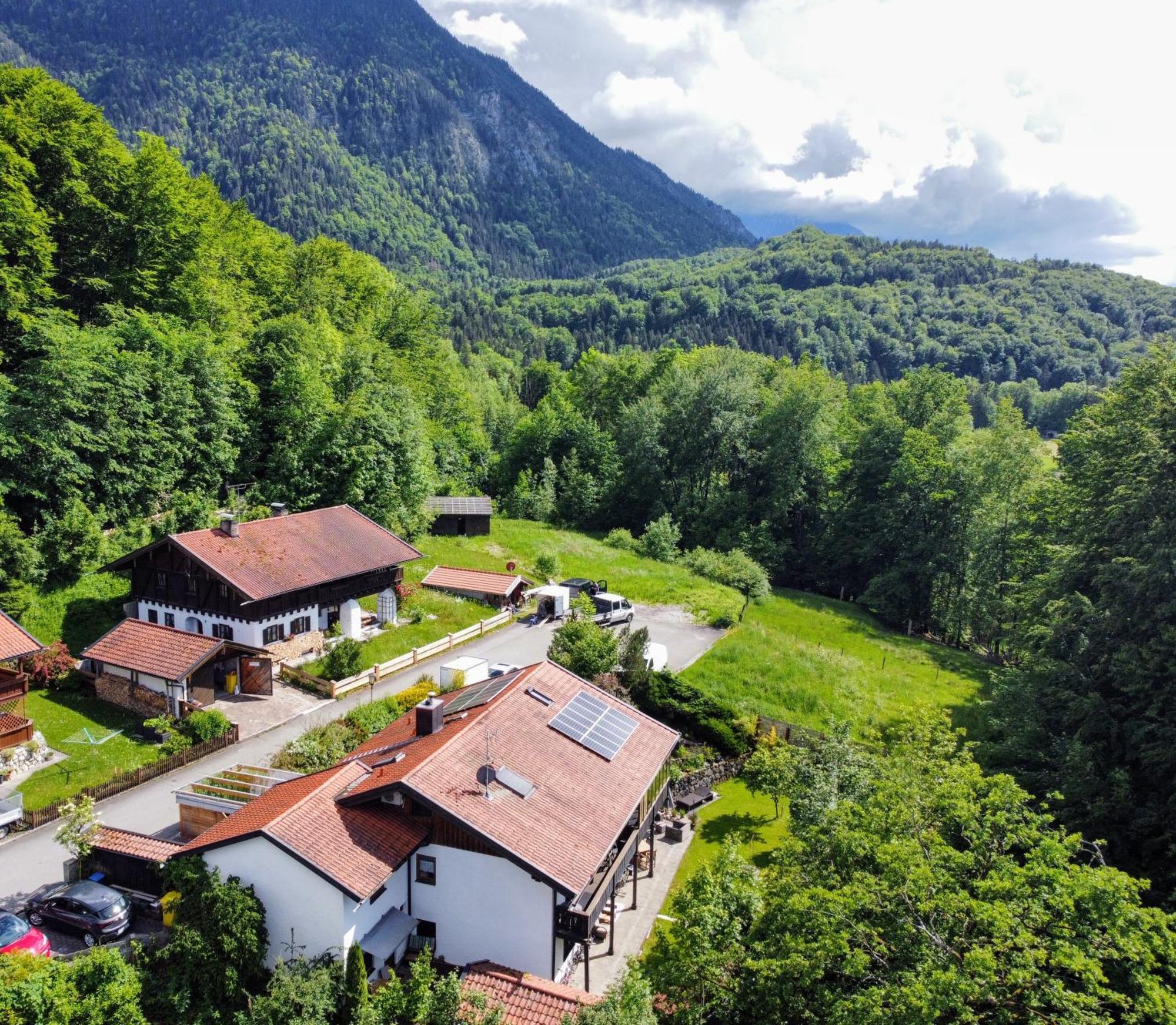 Ferienapartment Opitz - Zugspitzregion Ohlstadt Exteriör bild